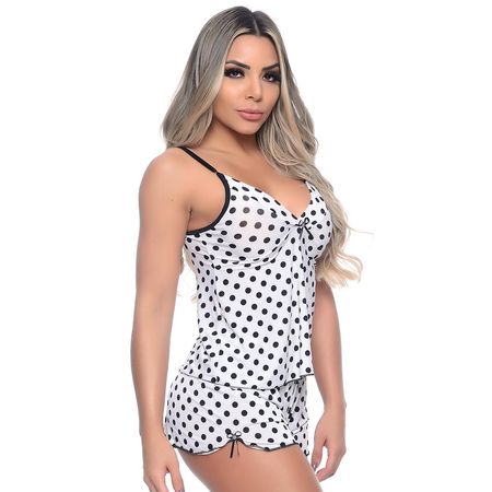 Short Doll em Microfibra Estampa Variadas Rexton