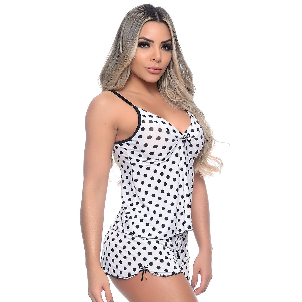 Short Doll em Microfibra Estampa Variadas Rexton