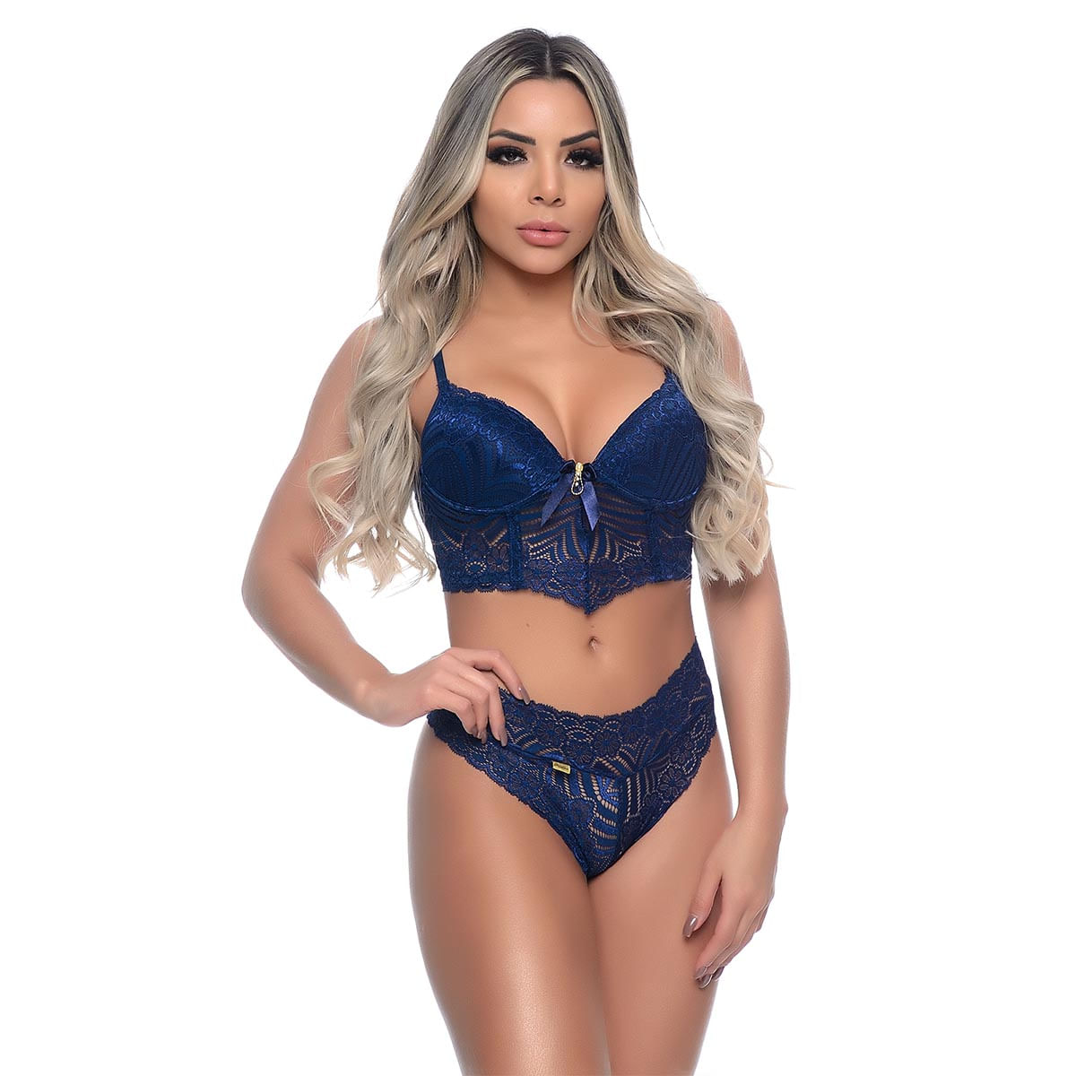 Conjunto Mia Rendado com Bojo Patitex Conjunto Mia Rendado com Bojo Patitex