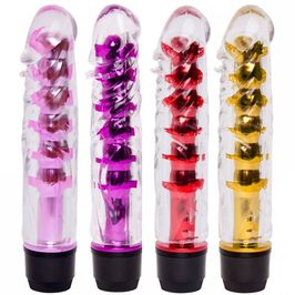 Vibrador Multivelocidade com Capa Lisa Transparente - Miss Collection