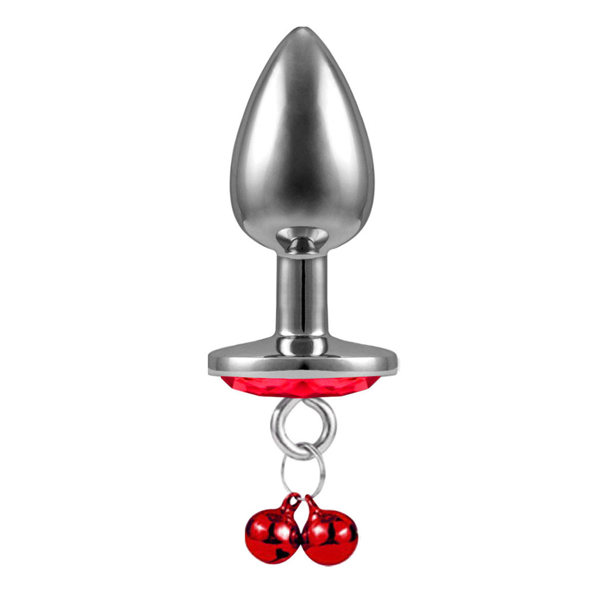 Plug Anal com Pedraria de Cristal e Enfeite de Sino 2,7x7cm Vip Mix em 10X Sem Juros Plug Anal com Pedraria de Cristal e Enfeite de Sino 2,7x7cm Vip Mix em 10X Sem Juros