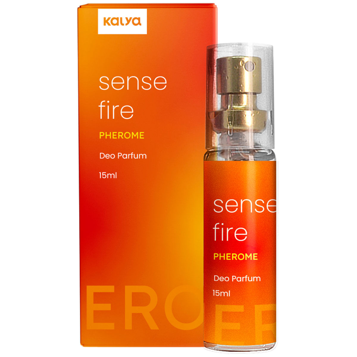 Sense Fire Pherome Perfume Feminino com Estimulador de Feromônio 15ml Kalya Sense Fire Pherome Perfume Feminino com Estimulador de Feromônio 15ml Kalya