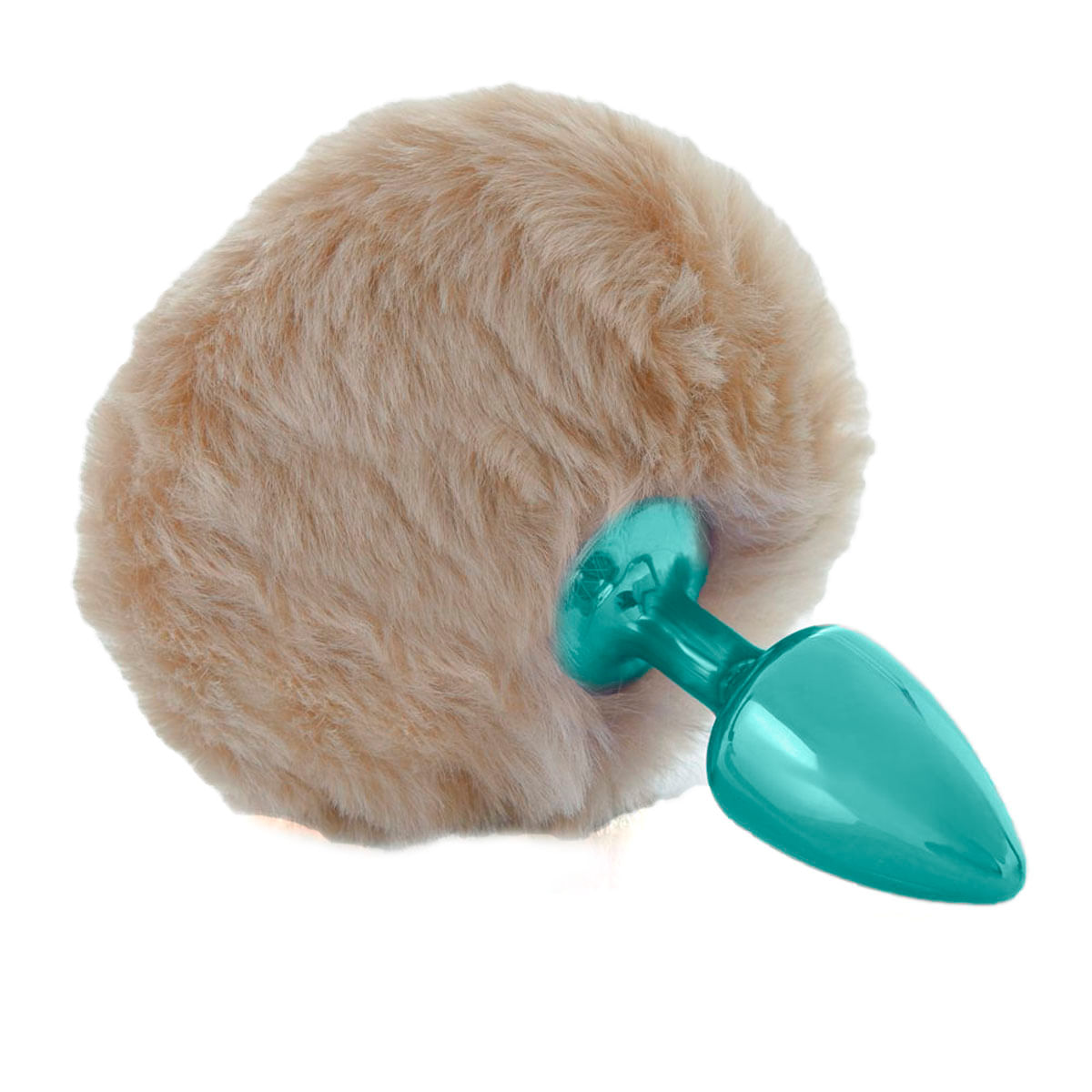 Plug Anal com Pompom de Pelúcia Claro 6,5 x 2,5 Hard Plug Anal com Pompom de Pelúcia Claro 6,5 x 2,5 Hard
