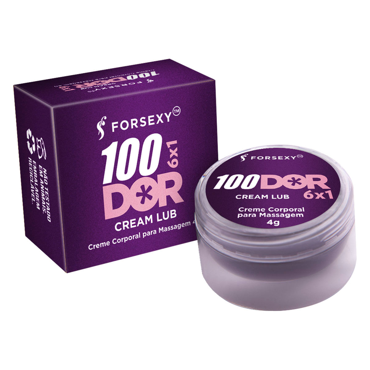100DOR Dessensibilizante Esquenta Cream Lub 4g For Sexy