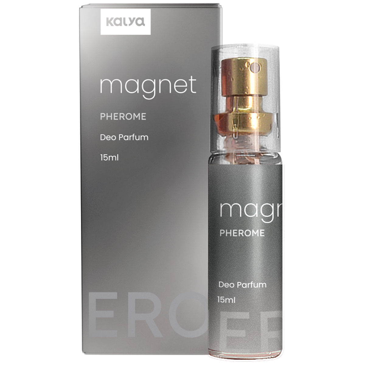 Magnet Pherome Perfume Masculino com Estimulador de Feromônio 15ml Kalya Magnet Pherome Perfume Masculino com Estimulador de Feromônio 15ml Kalya