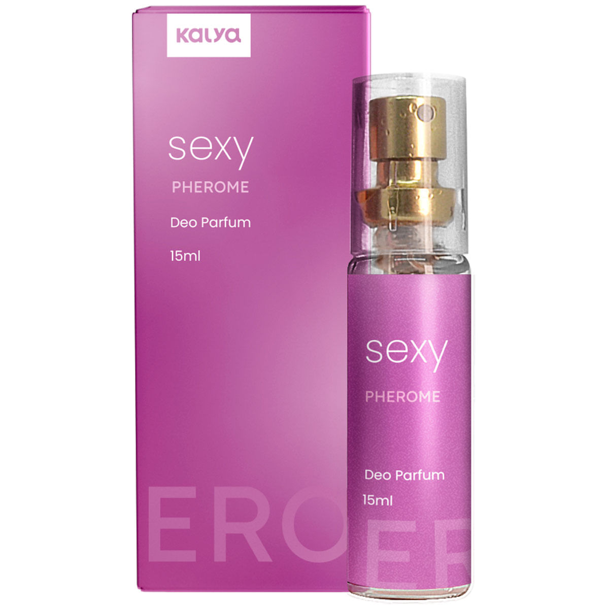 Sexy Pherome Perfume Feminino com Estimulador de Feromônio 15ml Kalya