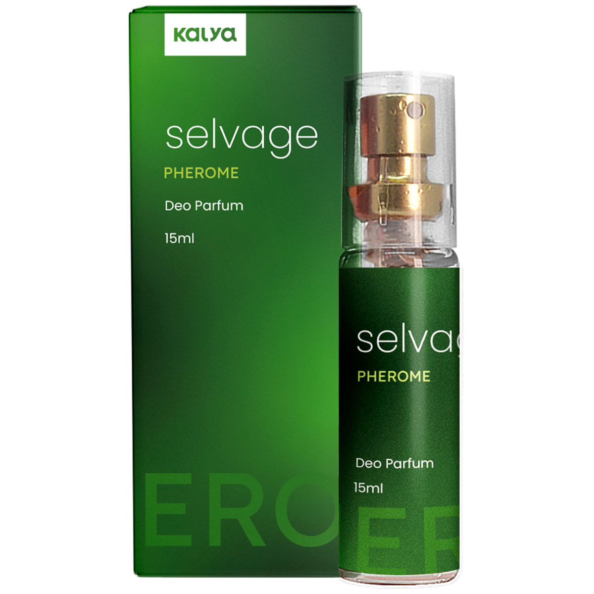 Selvage Pherome Perfume Masculino com Estimulador de Feromônio 15ml Kalya