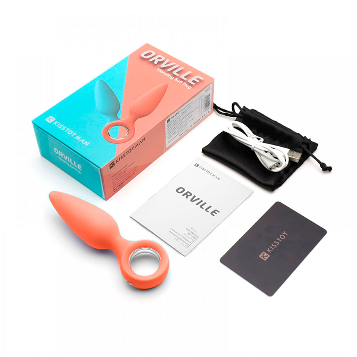 Kisstoy Man Orville Plug Anal Masculino com 10 Modos de Vibrao Vip Mix em 10X Sem Juros Kisstoy Man Orville Plug Anal Masculino com 10 Modos de Vibrao Vip Mix em 10X Sem Juros