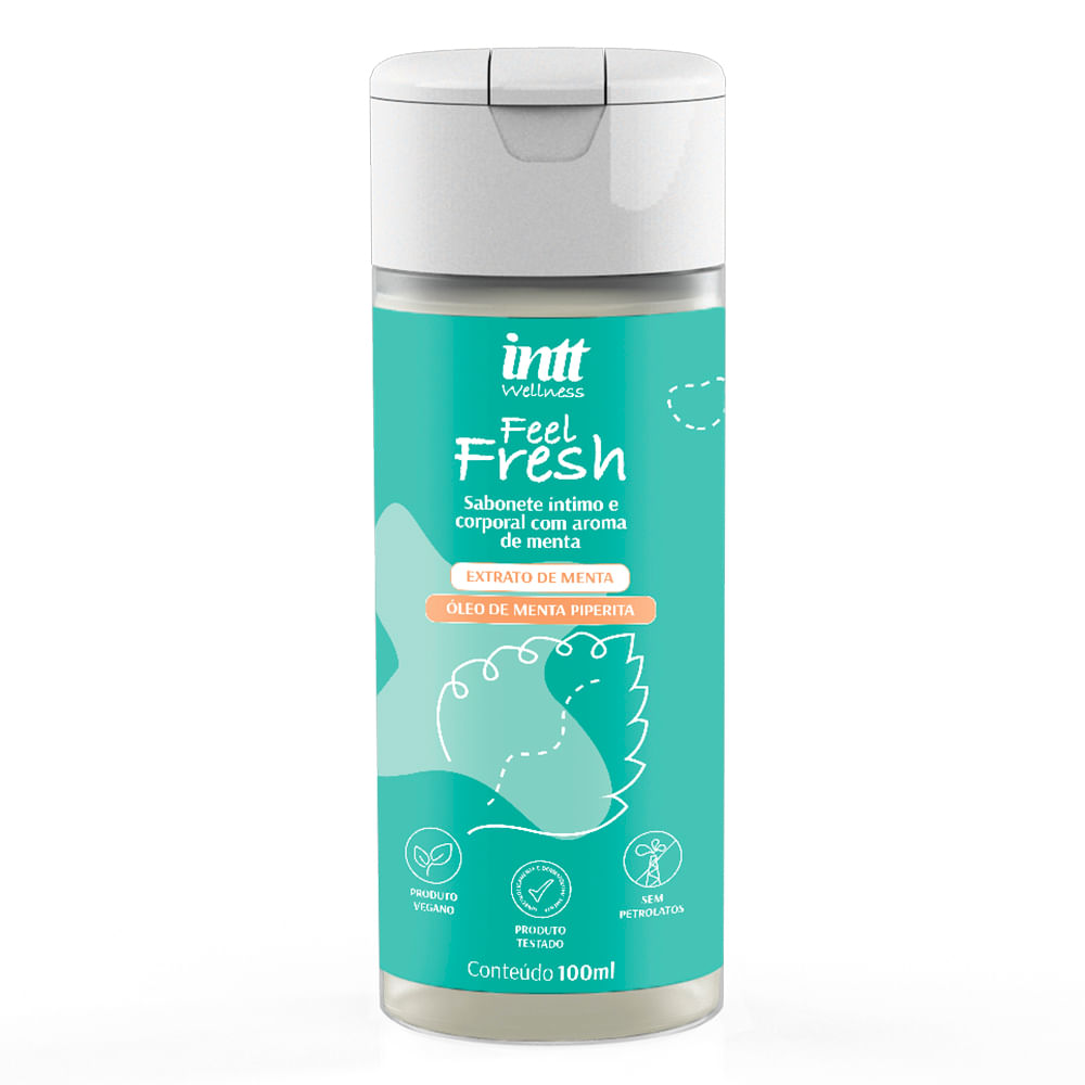 Sabonete Intimo Feel Fresh Menta-100ml- GOZZE SEX SHOP