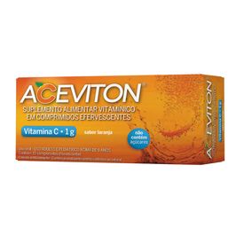 Aceviton Suplemento Alimentar Vitamina C 10 comprimidos Efervescentes CIMED