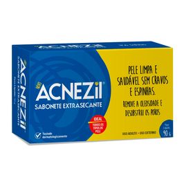 Acnezil Sabonete Facial Extrassecante em Barra  90g CIMED