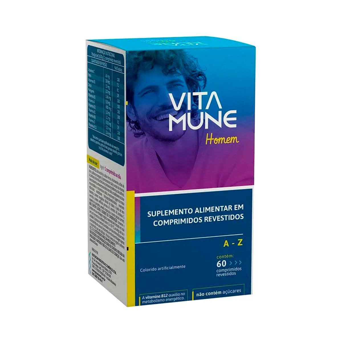 Vita Mune Vitamina A-Z Homem 60 comprimidos CIMED