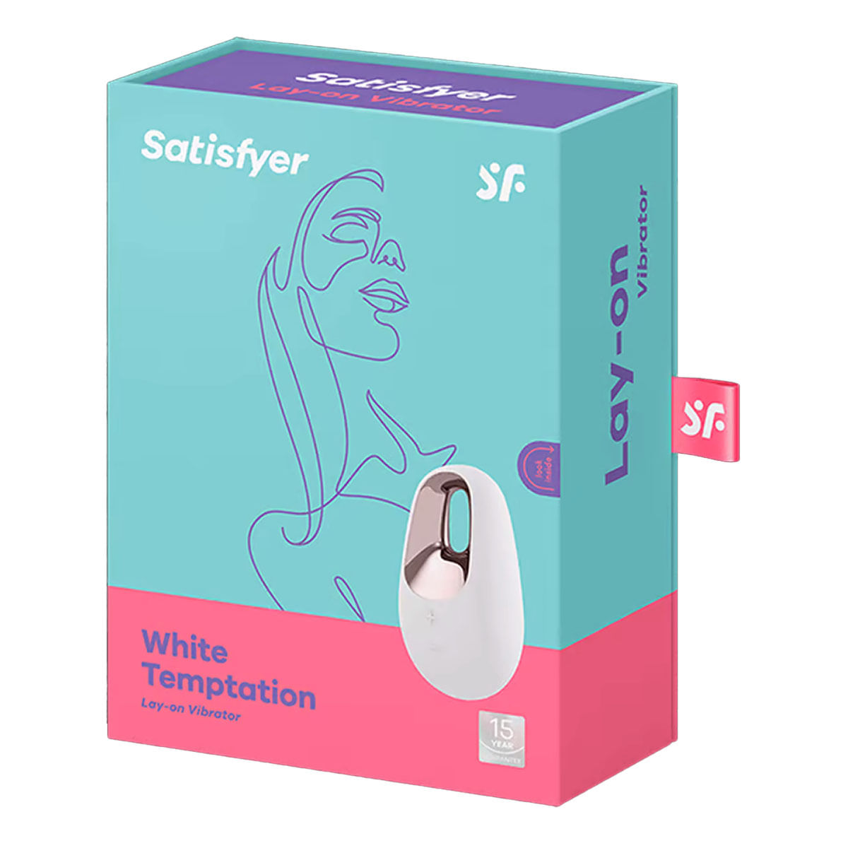 Satisfyer White Temptation Vibrador Clitoriano com 10 Modos de Vibração e 5 Intensidades Intt