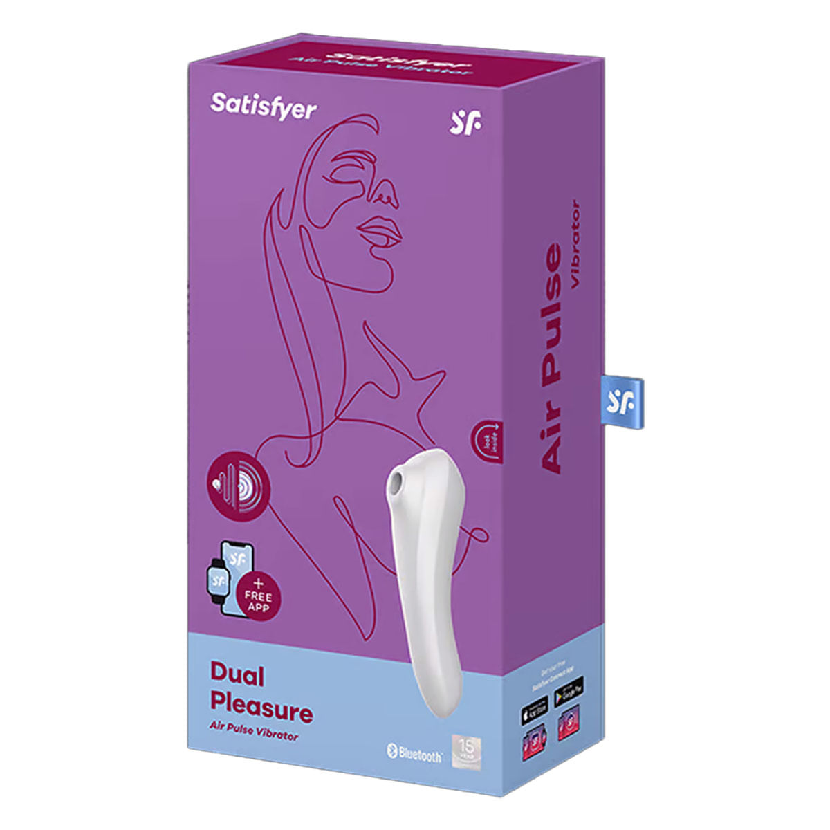 Dual Pleasure Estimulador de Clitoris e Ponto G com 11 modos de vibração Satisfyer