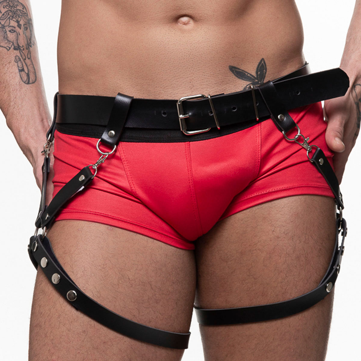 Harness Arreio de Perna em Couro Sintético SD Clothing Harness Arreio de Perna em Couro Sintético SD Clothing