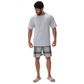Pijama Adulto Shorts Xadrez e Manga Curta em Meia Malha Victory