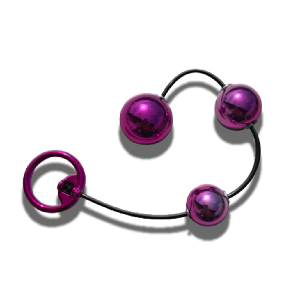 BOOOM Trio de Bolinhas de Pompoar Metalizadas Hard BOOOM Trio de Bolinhas de Pompoar Metalizadas Hard