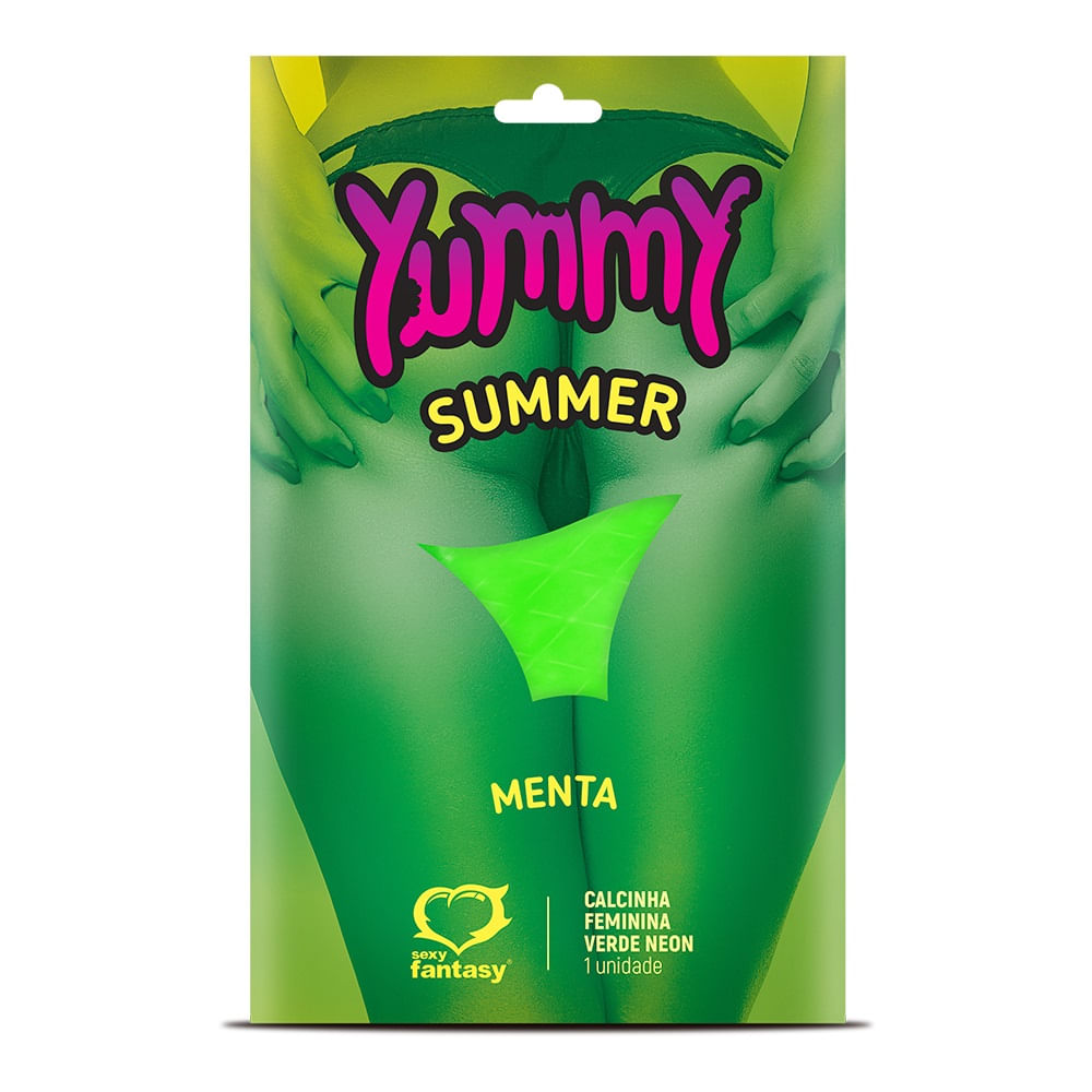 Yummy Summer Calcinha Solúvel Neon Comestível 1 Unidade Sexy Fantasy