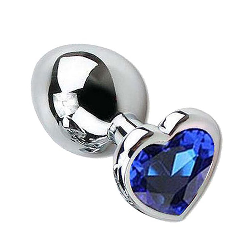 Plug Anal Cnico com Cristal Formato Corao M Sexy Import em 10X Sem Juros Plug Anal Cnico com Cristal Formato Corao M Sexy Import em 10X Sem Juros