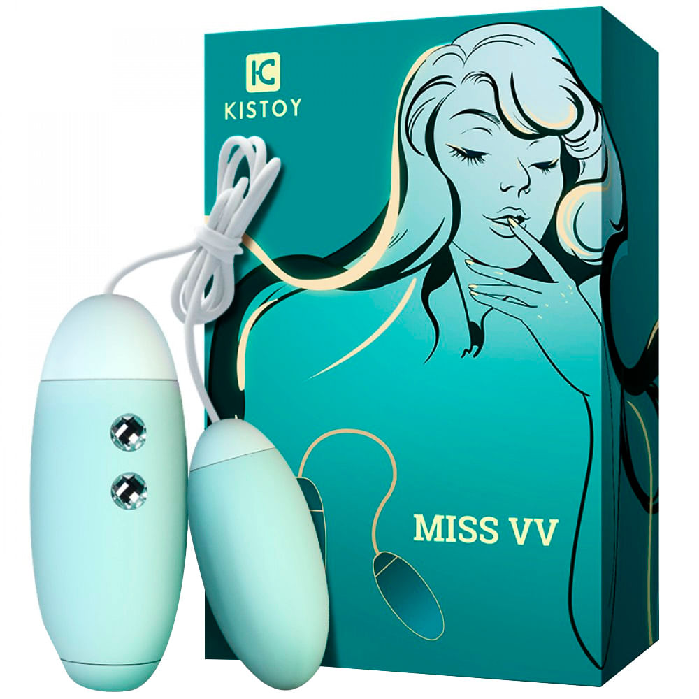 Kisstoy miss vv bullet massageador com 10 vibrações e sucção vip mix