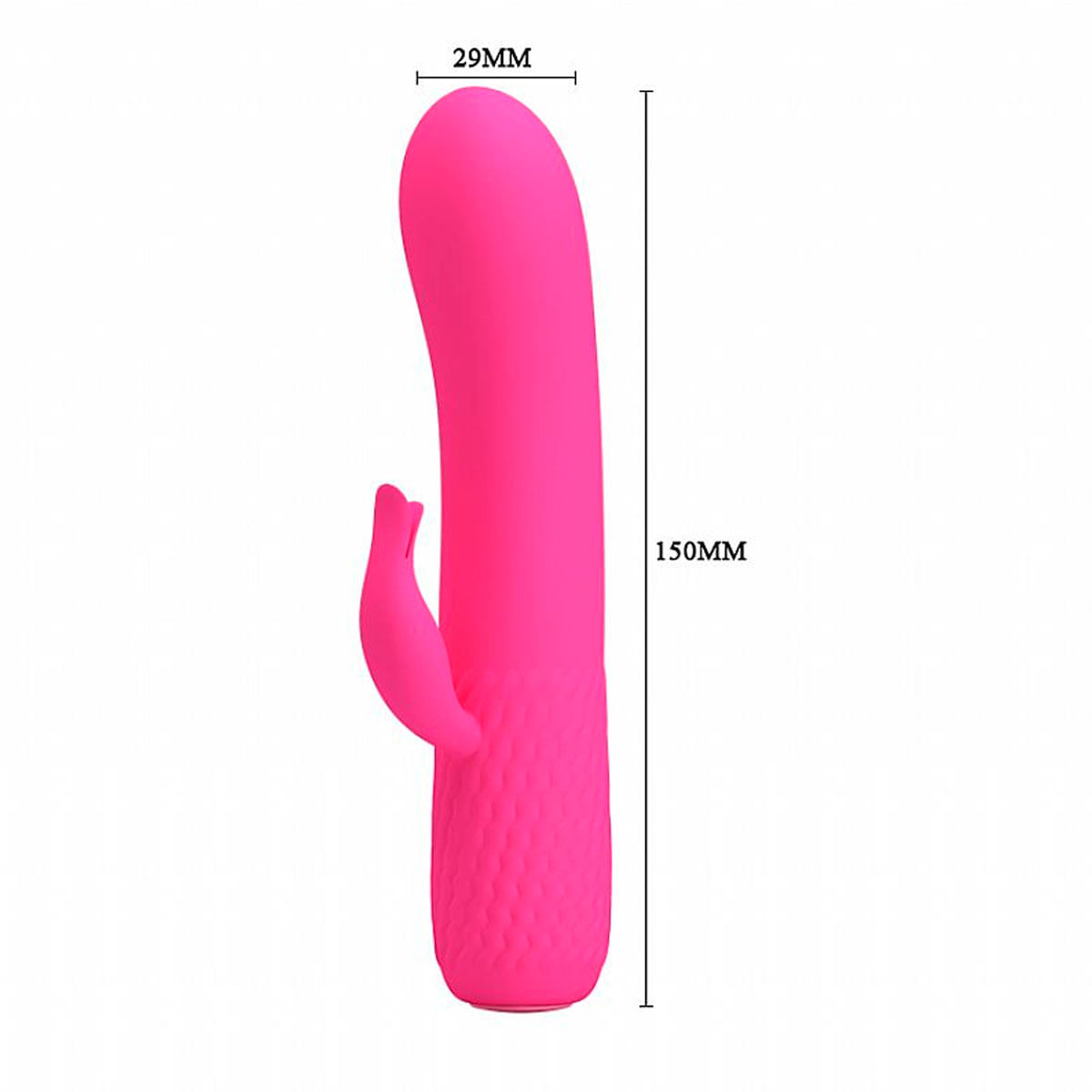 Tim Massageador Feminino com Estimulador de Clítoris com 12 modos de vibração Recarregável Pretty Lo