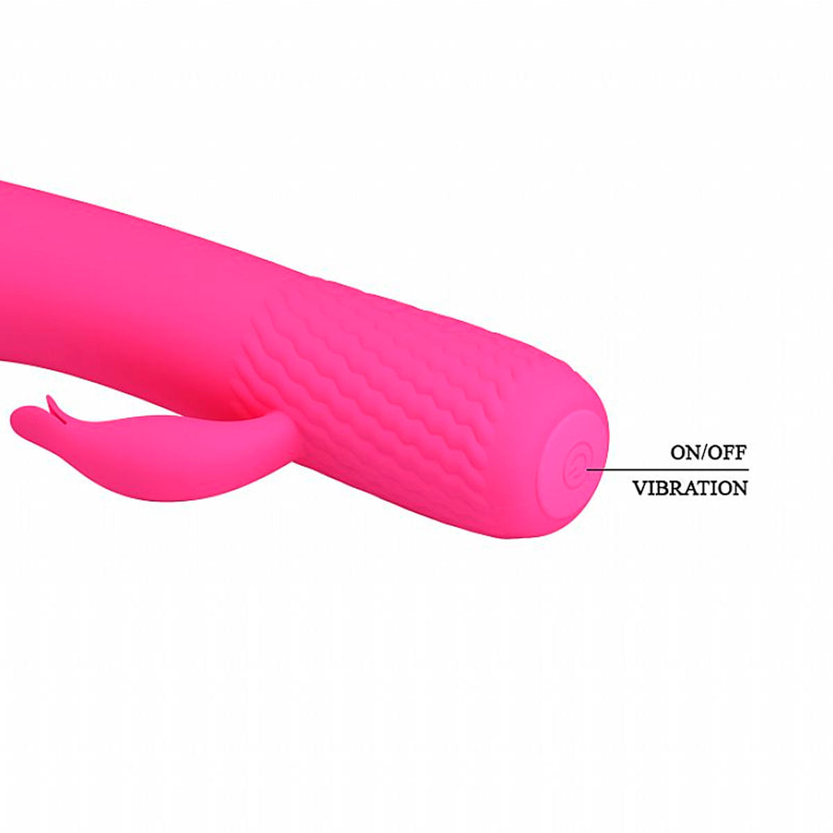 Tim Massageador Feminino com Estimulador de Clítoris com 12 modos de vibração Recarregável Pretty Lo