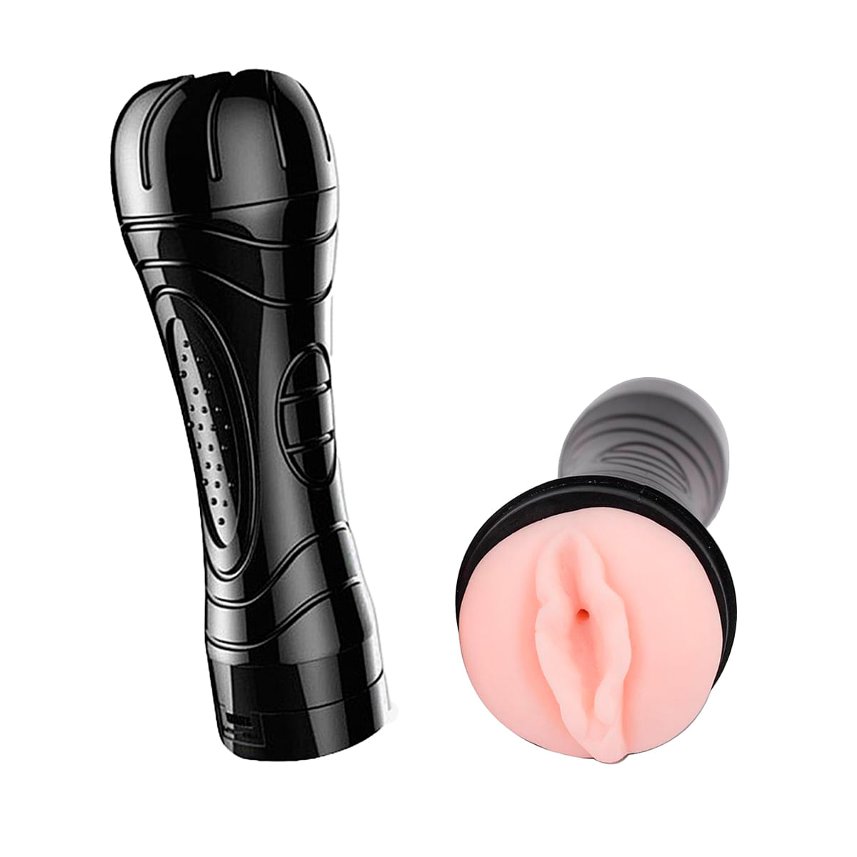Masturbador Vagina em Cyberskin com Vibrador Multivelocidade Sexy Import