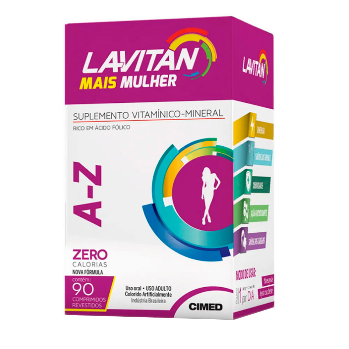 Lavitan A- Z Mulher Suplemento Vitamínico- Mineral 90 cápsulas CIMED