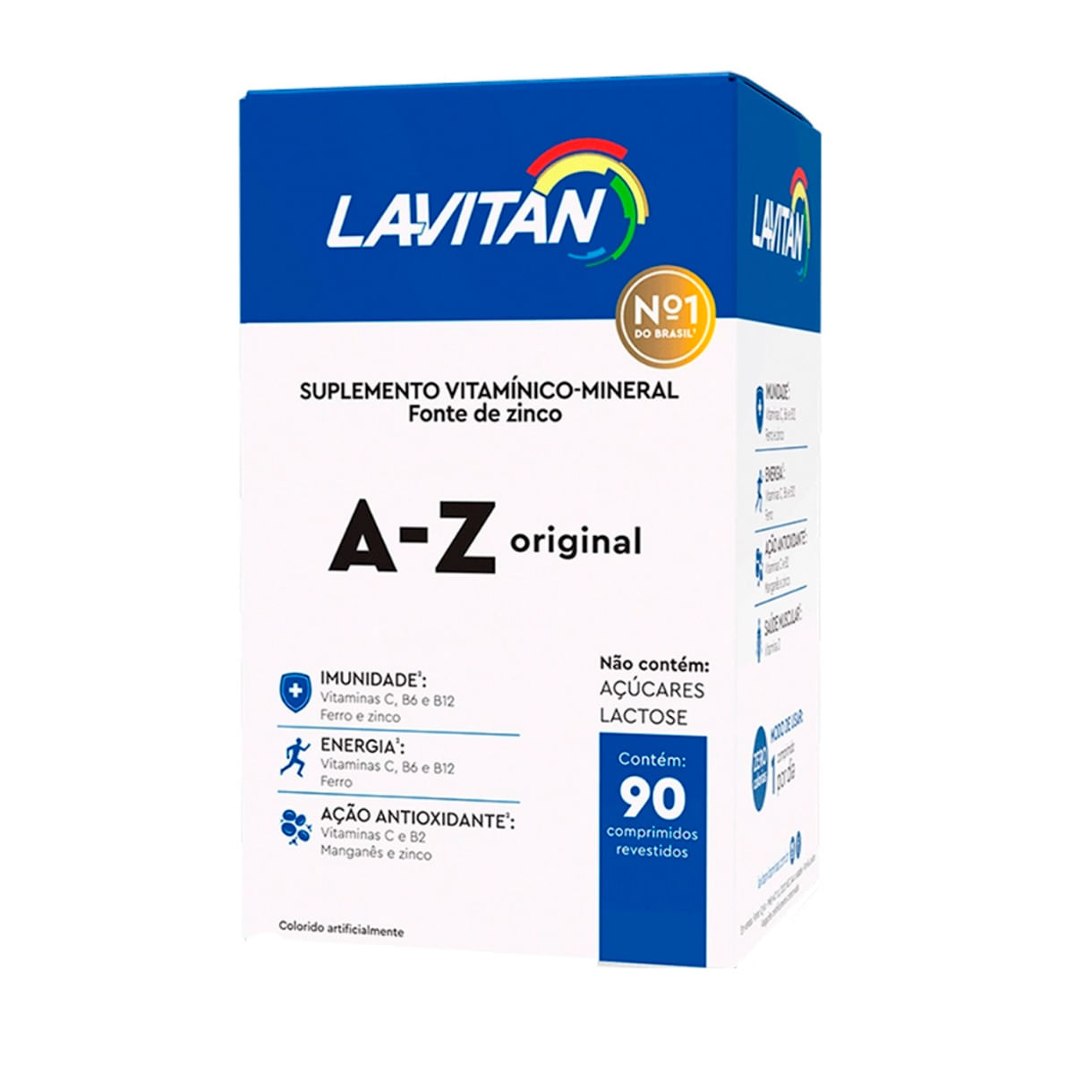 Lavitan A- Z Suplemento Vitamínico- Mineral 90 cápsulas CIMED