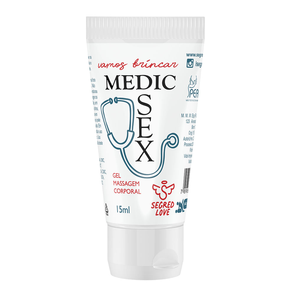 Medic Sex Gel para Massagem Corporal 15 ml Secret Love