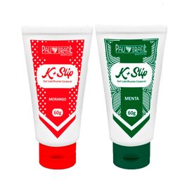 K+ Slip Gel Lubrificante Aromatizado 60g Pau Brasil