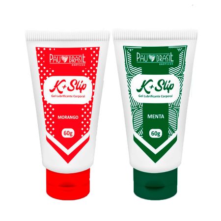 K+ Slip Gel Lubrificante Aromatizado 60g Pau Brasil
