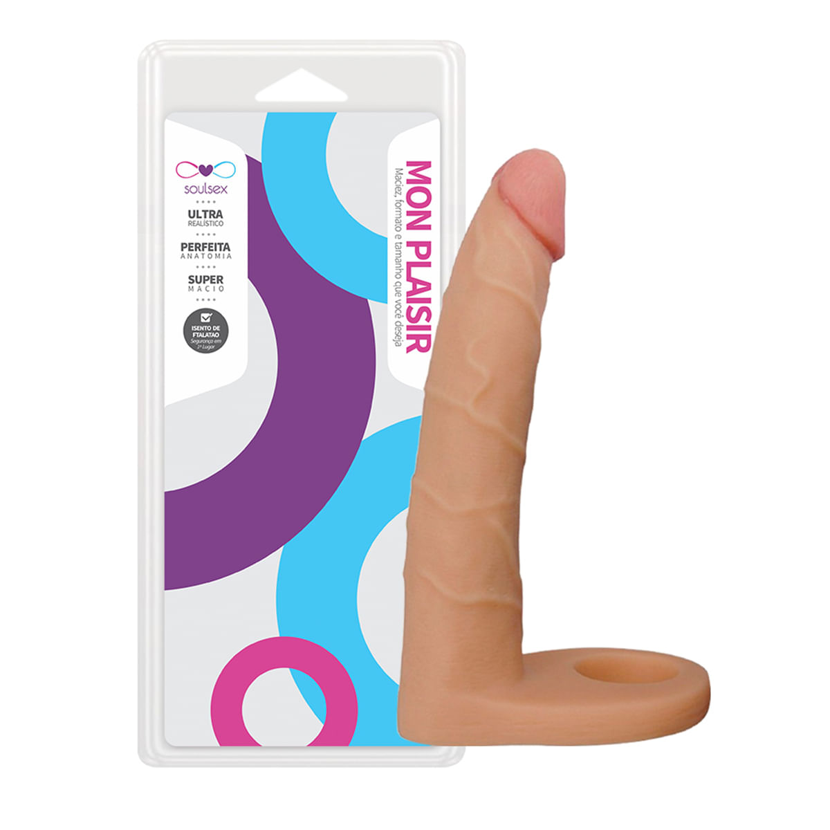 Mon Plaisir Prótese Anel Companheiro 17 X 3 cm Soulsex