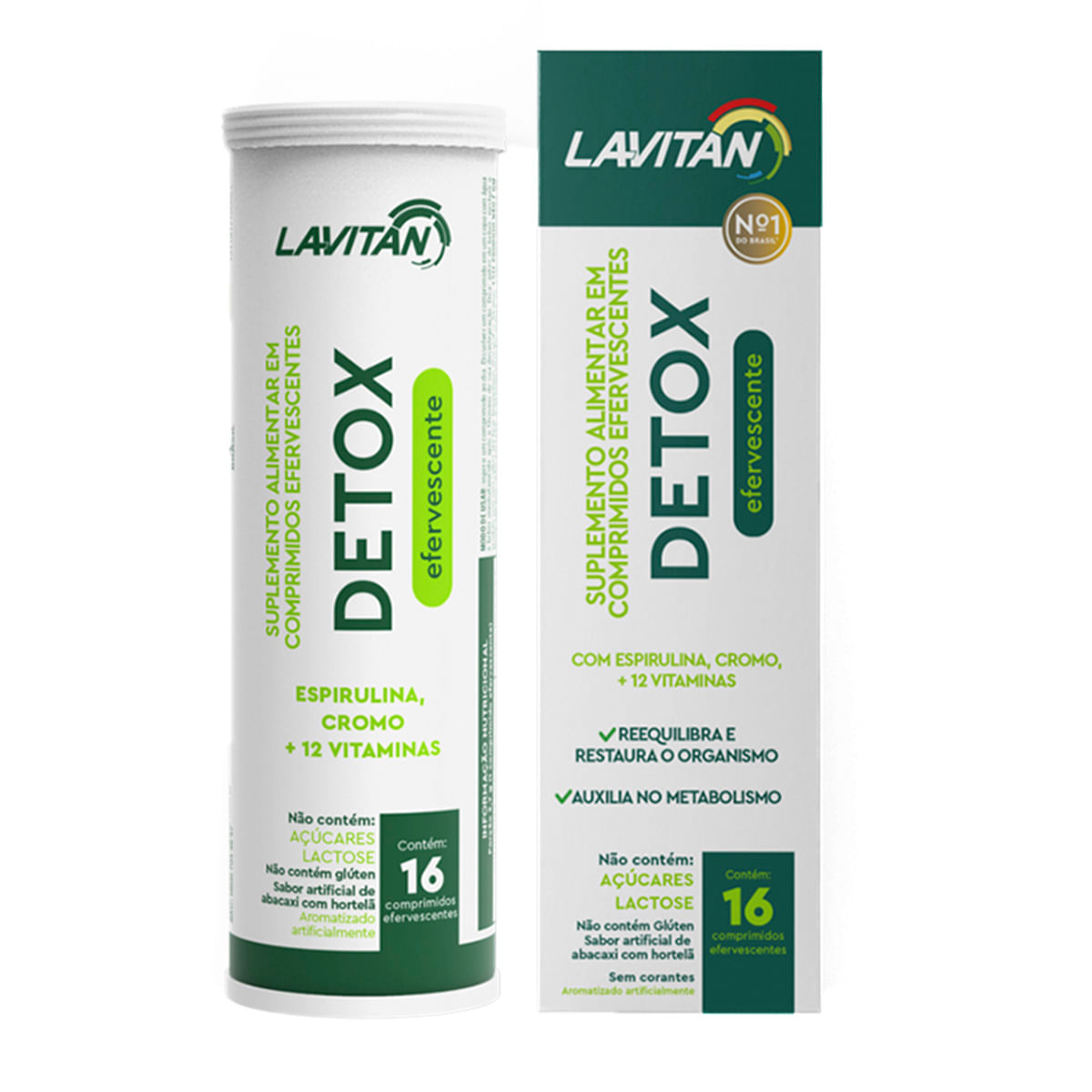 Lavitan Suplemento Alimentar Detox 16 Comprimidos Efervescentes CIMED
