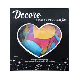 Pétalas de Coração Decore em Cetim com Aromatizador Afrodisíaco 150 unidades Sedux