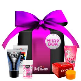 Miess Box Caixa com Produtos Mais Vendidos Hot Flowers
