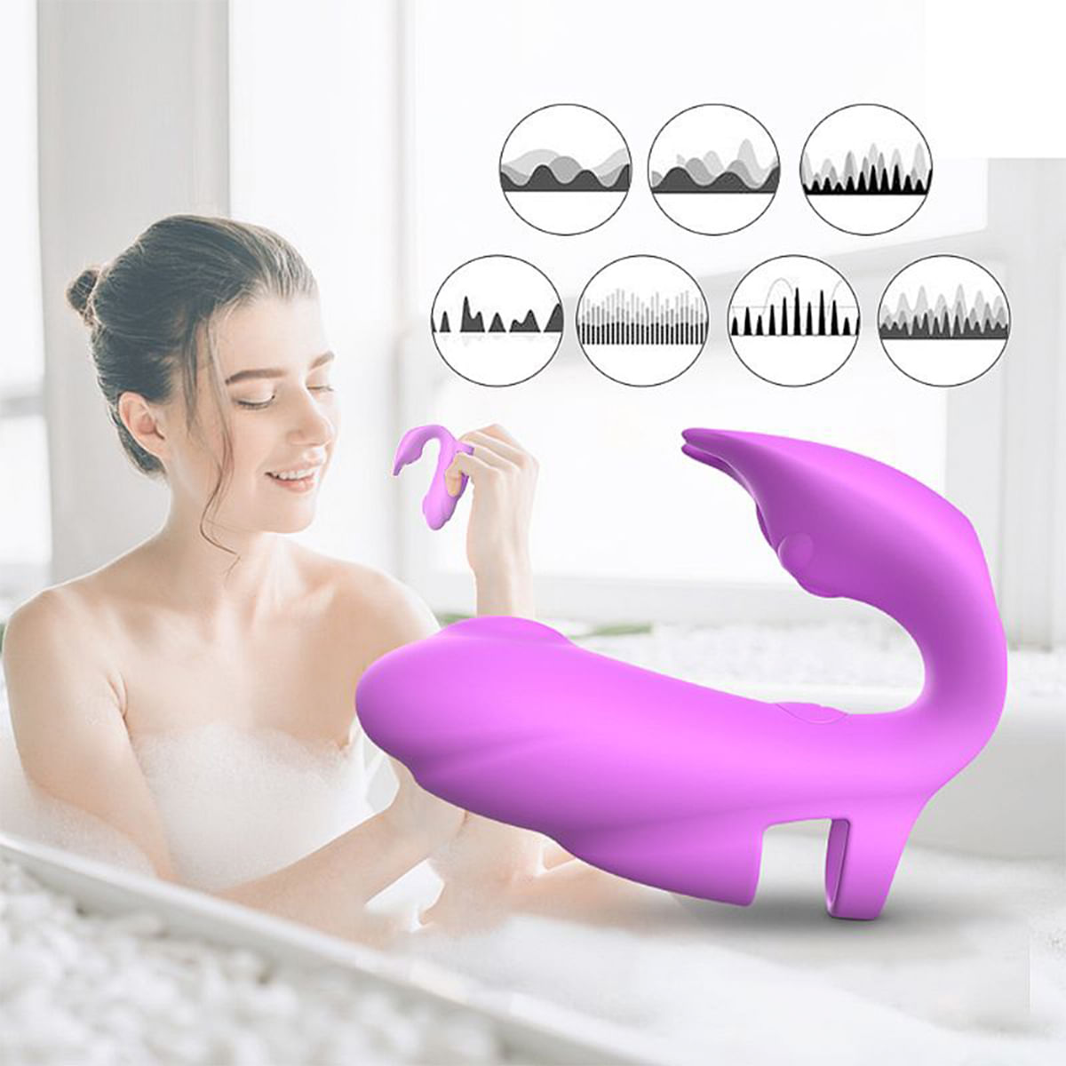 Dibe Sex Massager Dedeira Vibratória Estimuladora de Clitóis e Ponto G Sexy