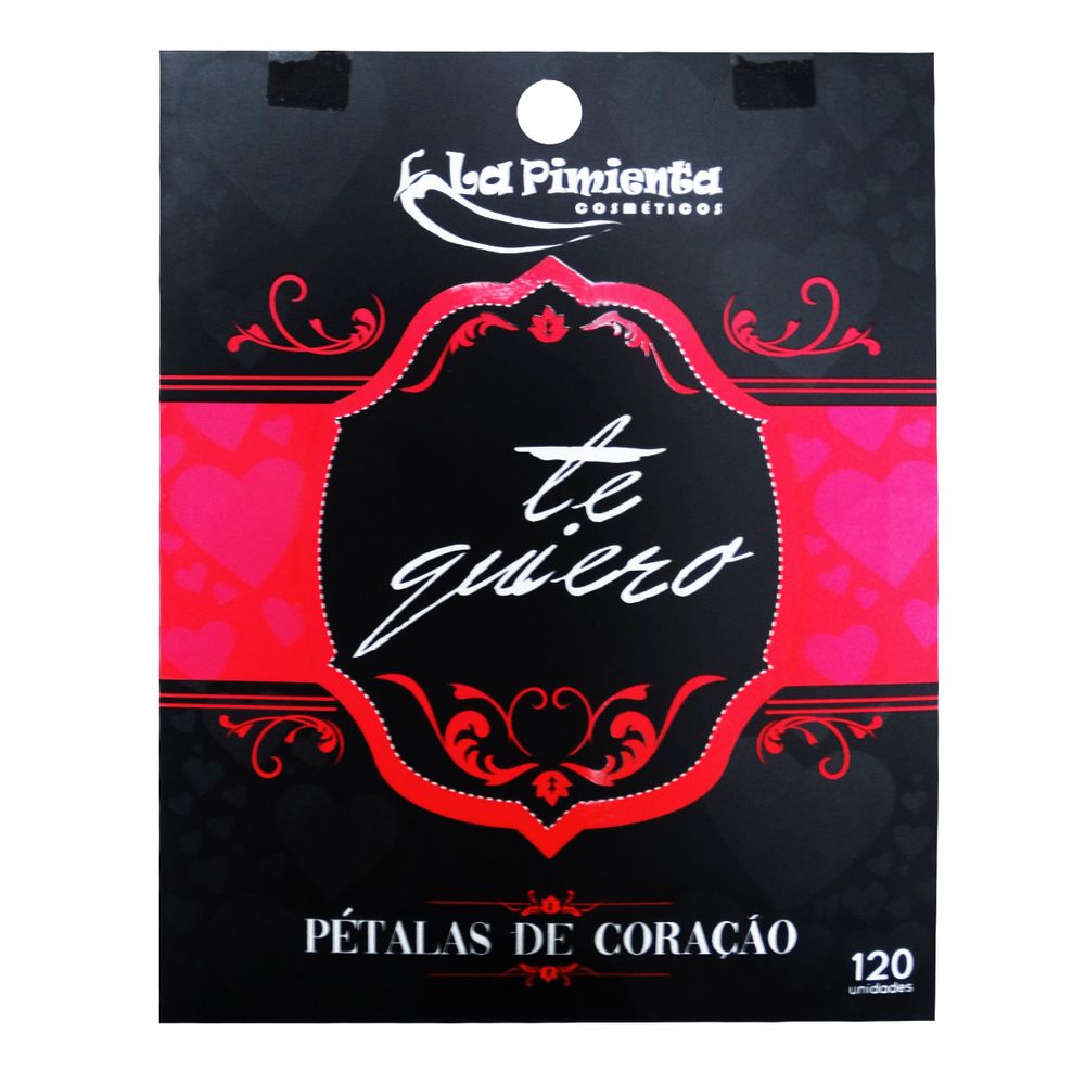 Pétalas de Coração Aromáticas em Cetim