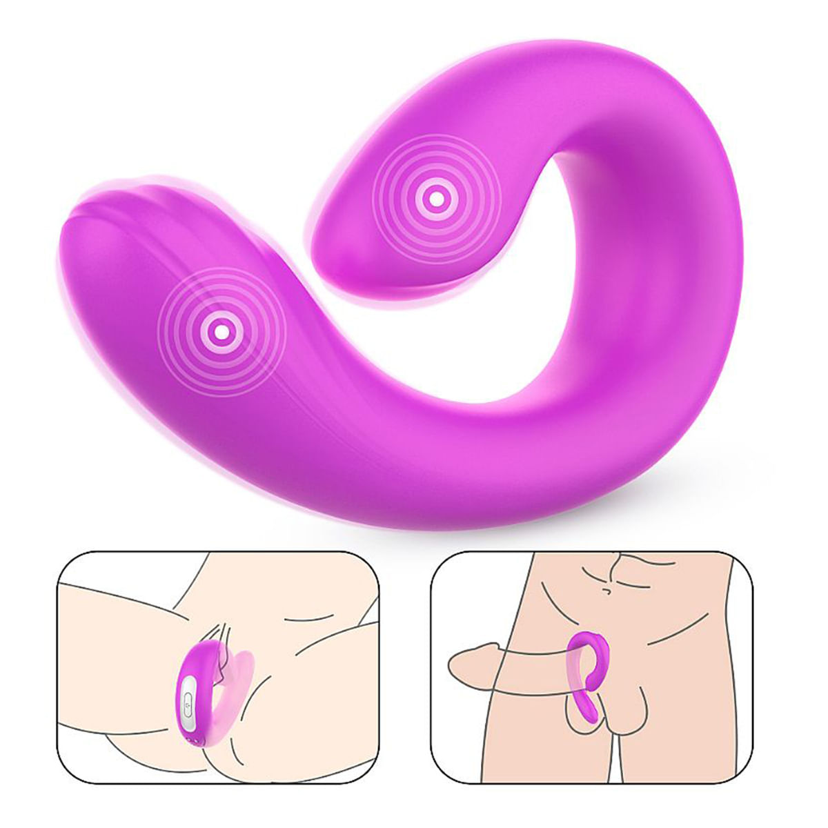 S-Hande Pheobe Massageador Ponto G e Clitoris com 9 Modos de Vibração Sexy Import