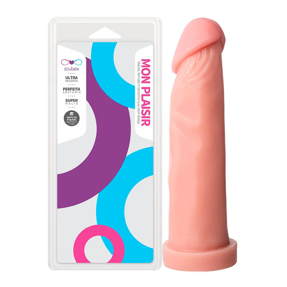 Mon Plaisir Prótese Realística Maciça 21,5 X 5 cm Soulsex