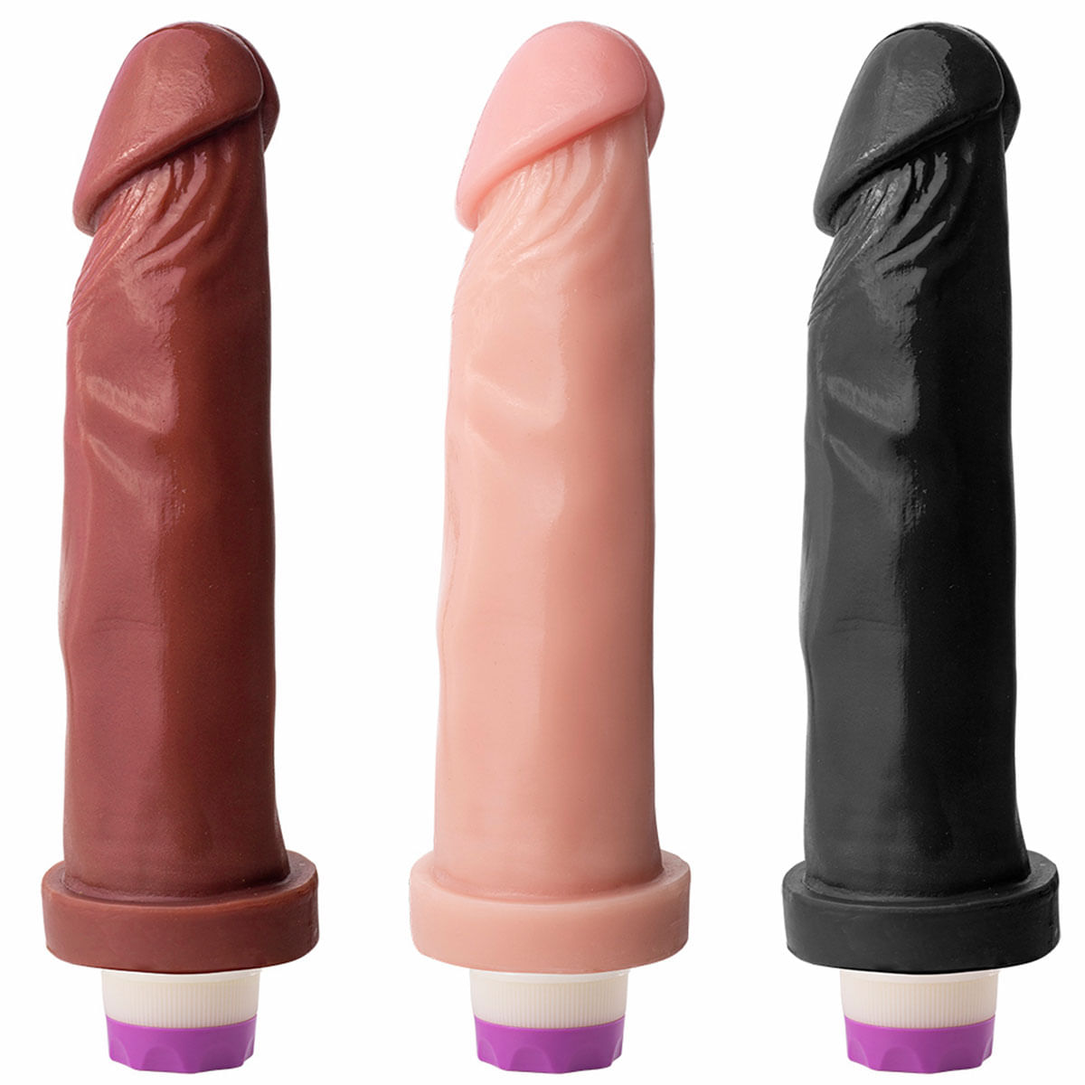 Mon Plaisir Prótese Realística com Vibrador Interno 21,5 X 5 cm Soulsex