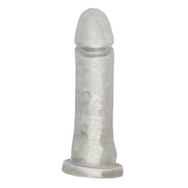Luxúria Prótese Realística Glitter com Ventosa Hot Flowers