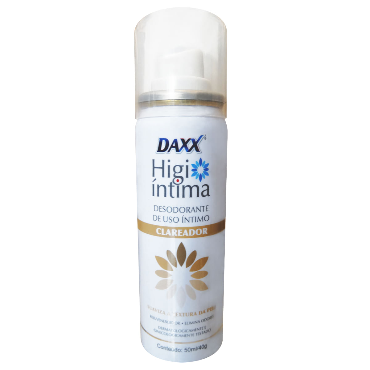 Desodorante Íntimo Clareador Redutor de Pelos e Rejuvenescedor 50ml Daxx