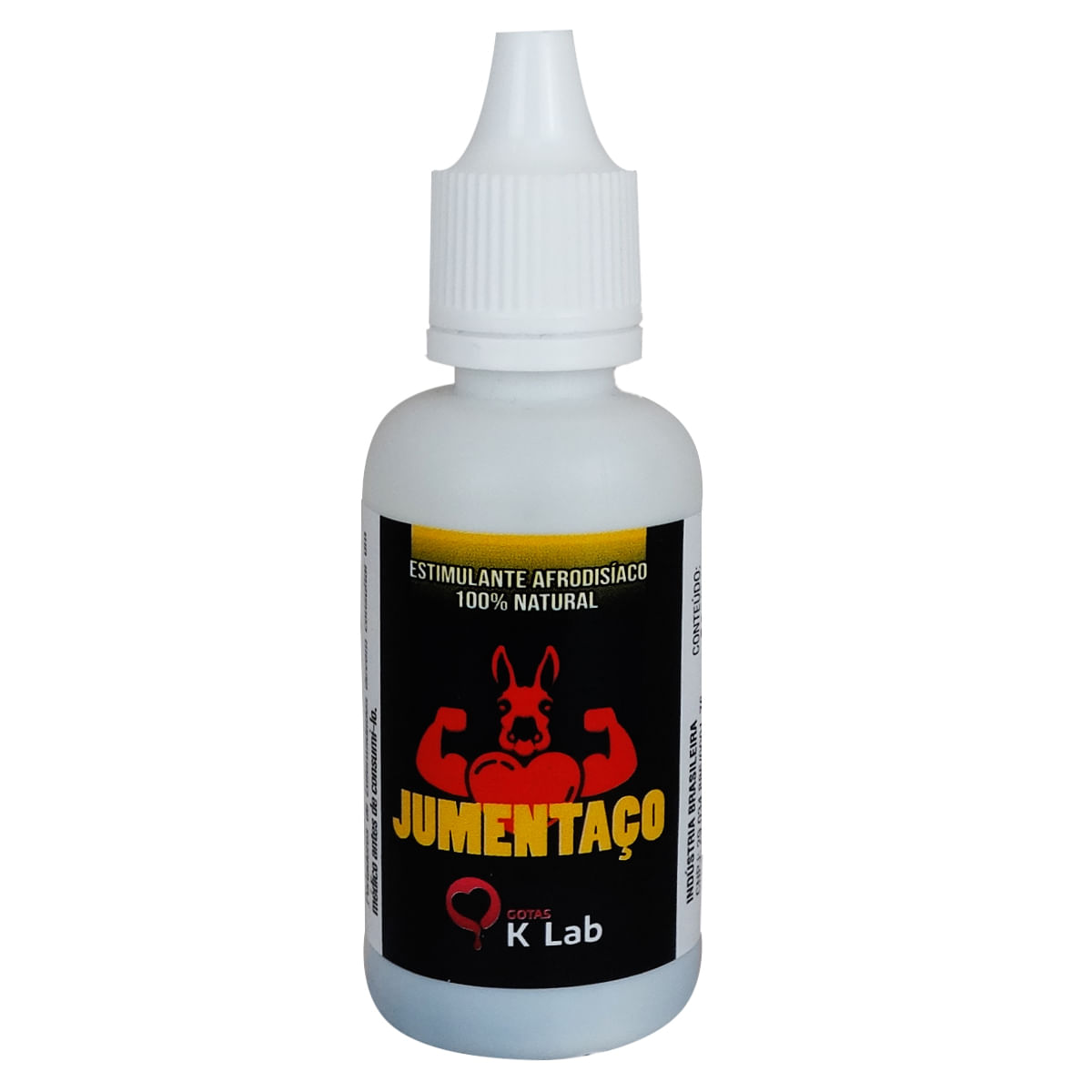 Jumentaço Estimulante Afrodisíaco Natural 20ml K-Lab Jumentaço Estimulante Afrodisíaco Natural 20ml K-Lab