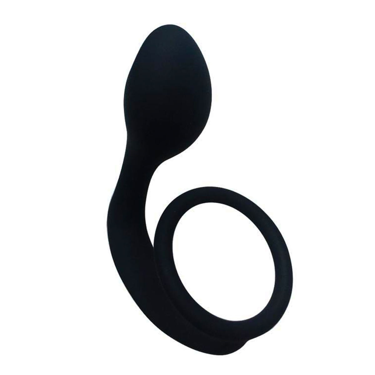 Anel Peniano com Plug Anal com Inclinao para Estimulao da Prstata Vip Mix em 10X Sem Juros Anel Peniano com Plug Anal com Inclinao para Estimulao da Prstata Vip Mix em 10X Sem Juros