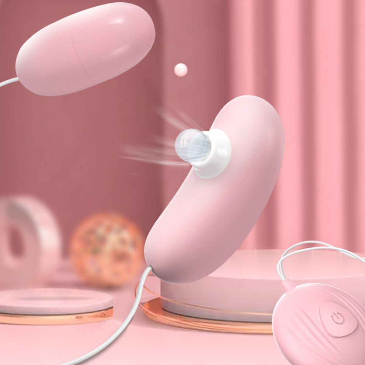 Lilo We Love Cápsula Vibrador e Estimulador de Clitoris com Sucções Vip Mix