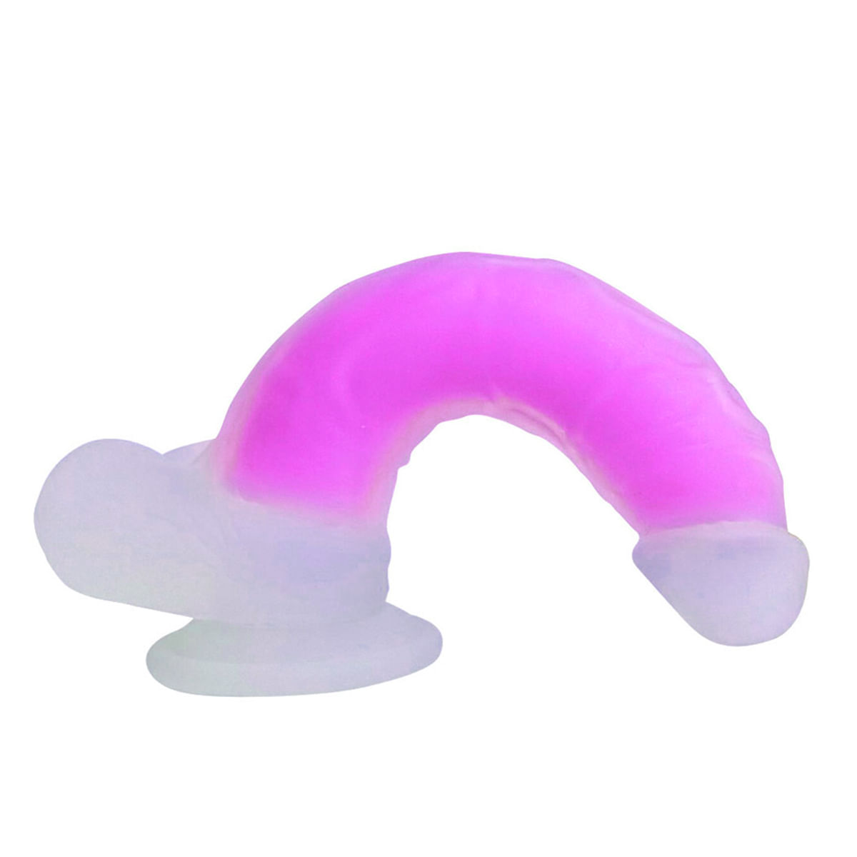 NV Toys Dildo Gode Prótese Realística Fluorescente com Glande Saltada e Ventosa Vip Mix