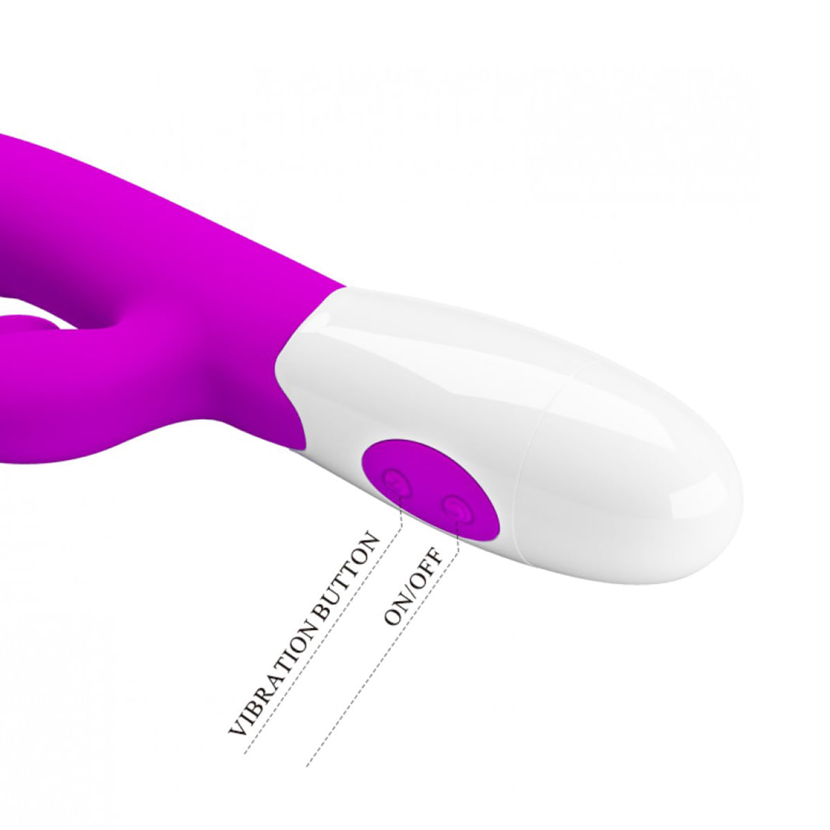 Pretty Love Cerberus Vibrador com Estimulador Clitoriano Simulador de Oral com 30 Modos de Vibração