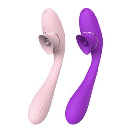 NV Toys Disa Vibrador Estimulador de Clitóris e Ponto G com 10 Modos de Sucção e Vibração Vip Mix