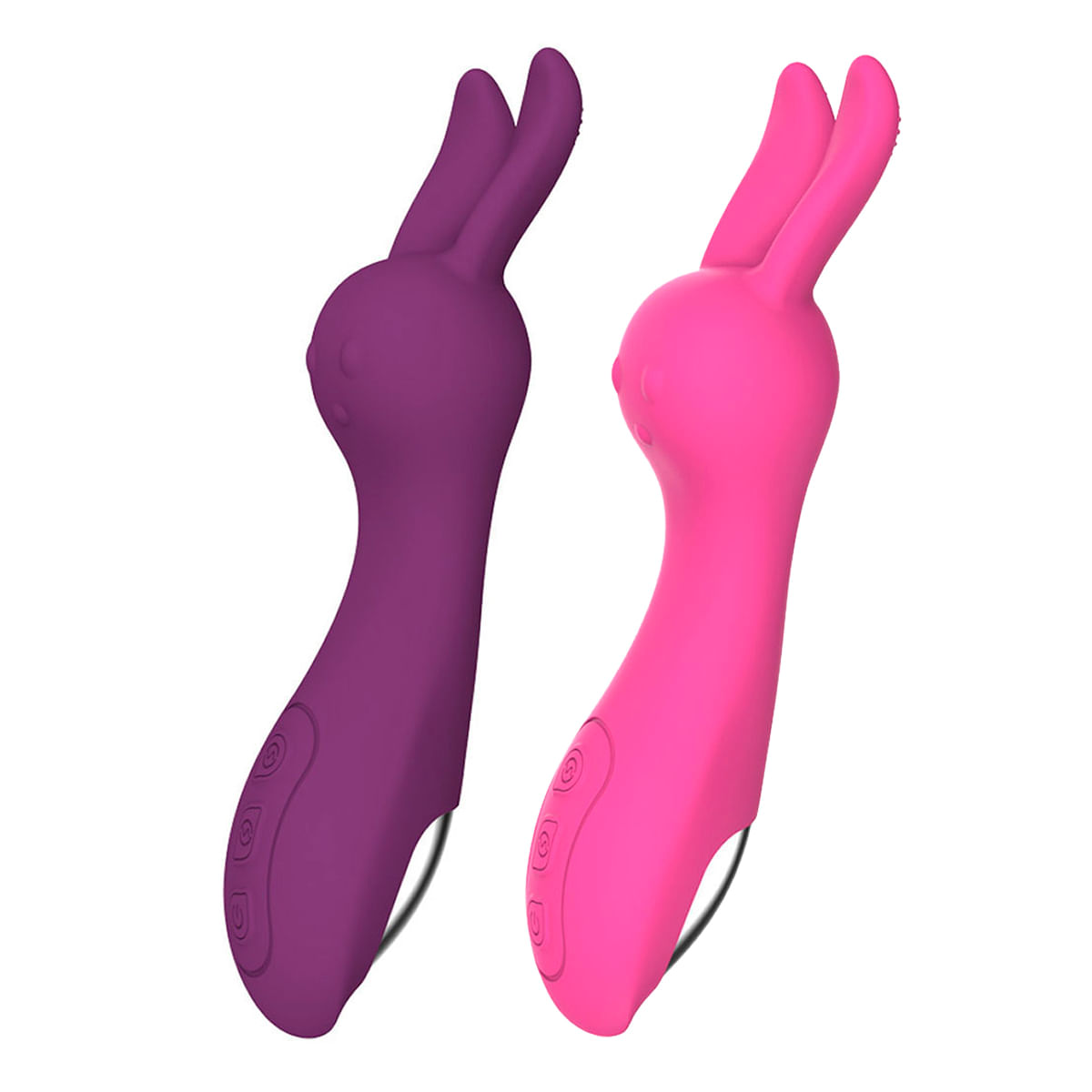 Vibe Grace Vibrador com Estimulador Clitoriano em Formato de Orelhas com 10 Modos de Vibração Vip Mi